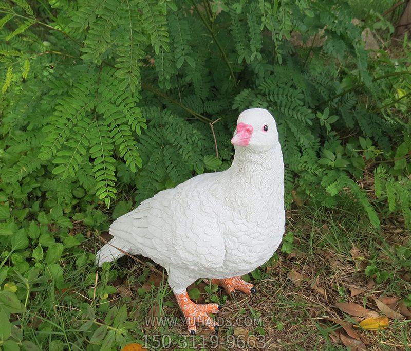 公園戶外樹脂擺件鴿子雕塑