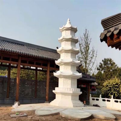 漢白玉優(yōu)質(zhì)石材浮雕石塔景點寺廟園林擺件雕塑