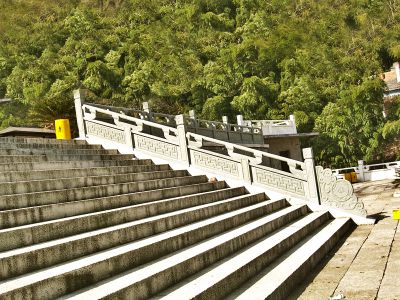 寺廟臺階大理石扶手欄桿